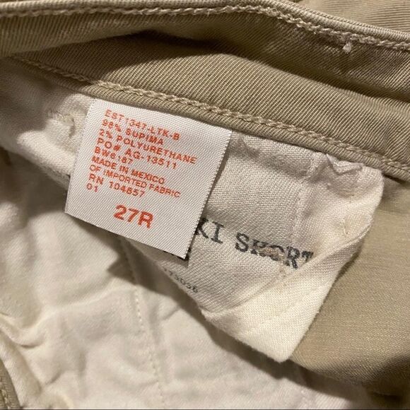 AG Adriano Goldschmeid Malibu Khaki Shorts Size 27 - Picture 7 of 7